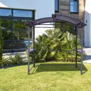 magasin solde Dcb Garden Abri De Jardin En Aluminium Et Polycarbonate Gris Anthracite 9