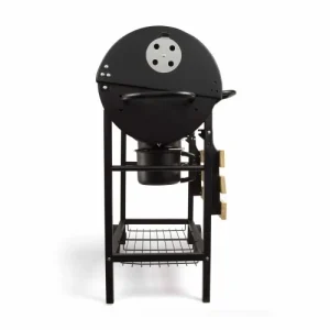 prix le plus bas LIVOO Barbecue à Charbon Baril En Bois Noir 12