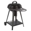 Somagic Barbecue Au Charbon De Bois En Acier Noir soldes pas cher 8