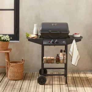 vente pas cher Alice’s Garden Barbecue Au Gaz Cuisine Extérieure 2 Brûleurs Avec Tablettes 10