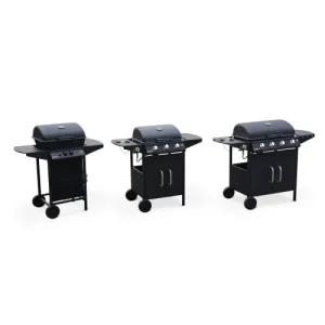 vente pas cher Alice’s Garden Barbecue Au Gaz Cuisine Extérieure 2 Brûleurs Avec Tablettes 12