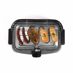 en promotion LIVOO Barbecue électrique Sur Pieds En Métal Gris 11