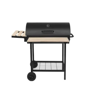 RED DECO Barbecue Fumoir Au Charbon De Bois Acier Inoxydable Noir Pas Cher Magasin Soldes 10