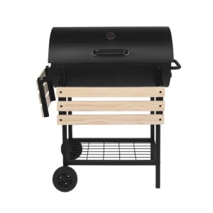 RED DECO Barbecue Fumoir Au Charbon De Bois Acier Inoxydable Noir Pas Cher Magasin Soldes 14