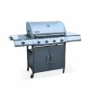 Alice’s Garden Barbecue Gaz Inox 17kw, 5 Brûleurs Dont 1 Feu site en ligne 20