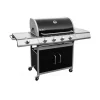 Alice’s Garden Barbecue Gaz Inox 17kw Noir, 5 Brûleurs Dont 1 Feu Acheter 11