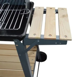 CONCEPT USINE Barbecue Mobile Au Charbon De Bois 48 X 28 Cm guranteed de qualité 8