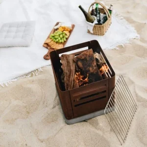 boutique en ligne Movelar Brasero Barbecue En Acier Corten 9