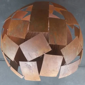 Jolipa Braséro Boule En Acier Corten H 56 Cm soldes magasin 18