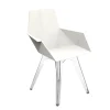 Vondom Chaise Avec Accoudoirs Plastique Blanc 57x80x50 Cm soldes pas cher 22