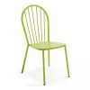 en ligne Oviala Chaise Bistrot En Métal Vert 20