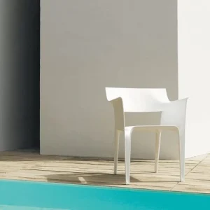 pas cher marque Vondom Chaise D’extérieur écru 10