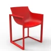 Vondom Chaise D’extérieur Rouge Avec Accoudoirs excellent qulity 22