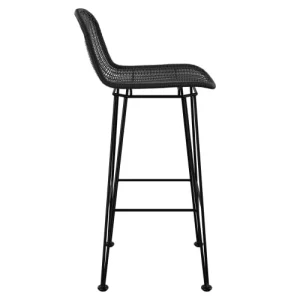 Rendez Vous Déco Chaise De Bar 76 Cm En Résine Tressée Noire (lot De 2) boutique en ligne france 14