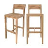 Rendez Vous Déco Chaise De Bar Extérieur En Bois De Teck Massif (lot De 2) en ligne 22