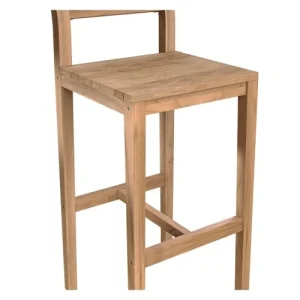 Rendez Vous Déco Chaise De Bar Extérieur En Bois De Teck Massif (lot De 2) en ligne 14