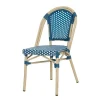 Retour gratuit en magasin. Rotin Design Chaise De Bistrot Empilable En Résine Tressée Bleu 19