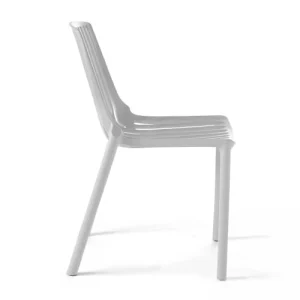 site soldes Oviala Chaise De Jardin Ajourée En Plastique Blanc 12