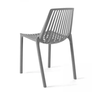 Oviala Chaise De Jardin Ajourée En Plastique Gris fashion pas cher 10