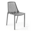 Oviala Chaise De Jardin Ajourée En Plastique Gris fashion pas cher 20