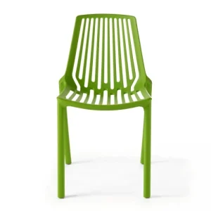 Oviala Chaise De Jardin Ajourée En Plastique Vert grossiste en ligne 14