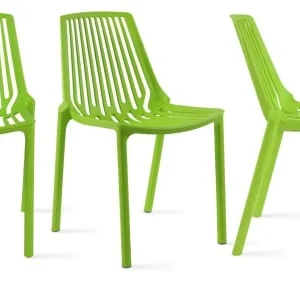 Oviala Chaise De Jardin Ajourée En Plastique Vert grossiste en ligne 16