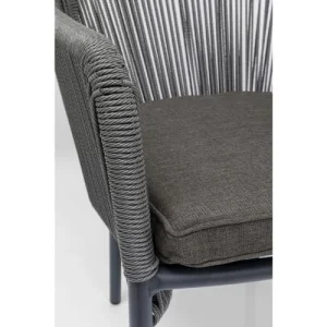 REMISE Kare Design Chaise De Jardin Avec Accoudoirs En Alu Et Polyéthylène Gris 11