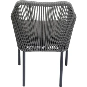 REMISE Kare Design Chaise De Jardin Avec Accoudoirs En Alu Et Polyéthylène Gris 13