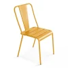 guranteed de qualité Oviala Chaise De Jardin Bistrot En Métal Jaune 22