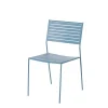 marques pas cher Maisons Du Monde Chaise De Jardin Empilable En Acier Bleu 19