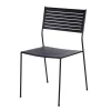 Maisons Du Monde Chaise De Jardin Empilable En Acier Noir soldes officiel 14