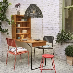 Maisons Du Monde Chaise De Jardin Empilable En Acier Noir soldes officiel 16