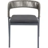 Kare Design Chaise De Jardin En Alu Et Polypropylène Gris Nouveau 20