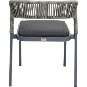 Kare Design Chaise De Jardin En Alu Et Polypropylène Gris Nouveau 13