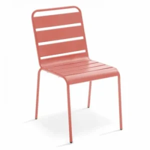 jusqu'à Oviala Chaise De Jardin En Métal Ivoire 14