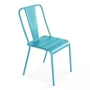 Acheter Maintenant Oviala Chaise De Jardin En Métal Bleu 20