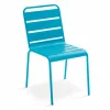 Prix très abordable Oviala Chaise De Jardin En Métal Bleu 20