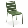 Oviala Chaise De Jardin En Métal Vert Cactus Livraison rapide 20