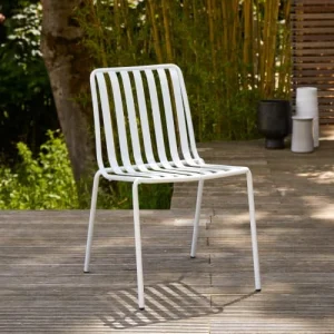 Tikamoon Chaise De Jardin En Métal White marques pas cher 13