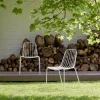 site pas cher Tikamoon Chaise De Jardin En Métal White 19