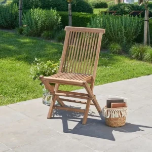 Protections acheteurs BOIS DESSUS BOIS DESSOUS Chaise De Jardin En Teck Huilé Massif Pliante 8