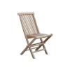 en solde BOIS DESSUS BOIS DESSOUS Chaise De Jardin En Teck Massif Pliante 19