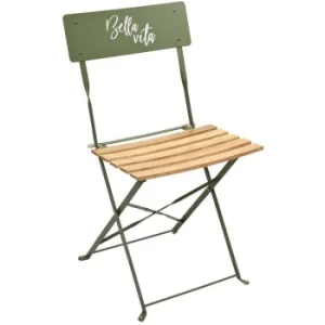 grossiste en ligne The Home Deco Factory Chaise De Jardin Pliante Bella Vita Vert Kaki 18