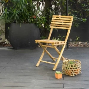 boutiqued pas cher Casatera Chaise De Jardin Pliante Bois Clair 9