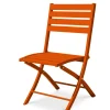 Dcb Garden Chaise De Jardin Pliante En Aluminium Orange Vente 22