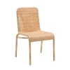 Kok Maison Chaise De Jardin Tressée En Résine Beige Clair boutique en ligne france 19