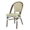 Rotin Design Chaise De Terrasse Vintage En Résine Tressée Verte Et Beige destockage 8