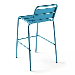 Neuve avec étiquette Oviala Chaise Haute En Métal Bleu Pacific 10