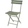 Wadiga Chaise Jardin Pliable Métal Vert Bistrot 48x42x80cm comparez les prix 17