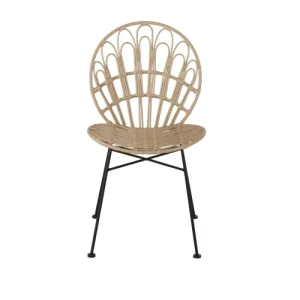 Maisons Du Monde Chaise Professionnelle En Résine Beige Et Métal Noir (x2) achat pas cher 9